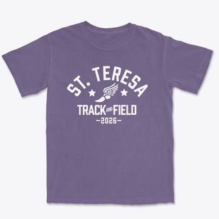 Saint Teresa High School Track and Field Premium Heavyweight T-shirt