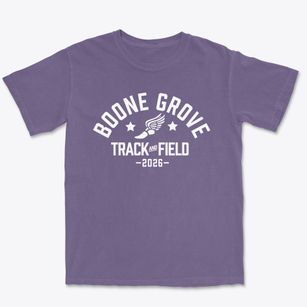 Boone Grove High School Track and Field Premium Heavyweight T-shirt
