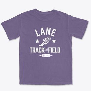 Lane Middle School Track and Field Premium Heavyweight T-shirt