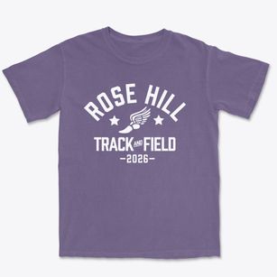 Rose Hill Christian School Track and Field Premium Heavyweight T-shirt