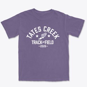 Tates Creek Middle School Track and Field Premium Heavyweight T-shirt