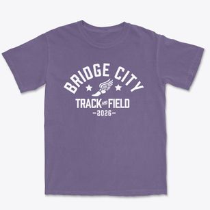 Bridge City Elementary School Track and Field Premium Heavyweight T-shirt
