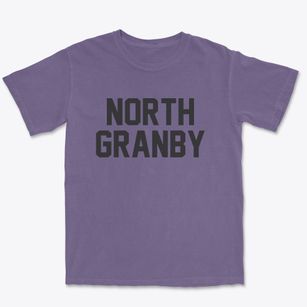 North Granby Connecticut Classic Block Premium Heavyweight T-shirt
