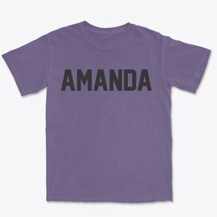Amanda Ohio Classic Block Premium Heavyweight T-shirt