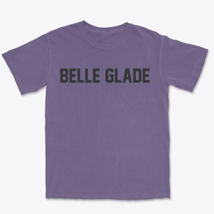 Belle Glade Florida Classic Block Premium Heavyweight T-shirt