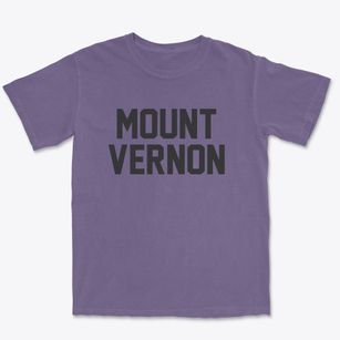 Mount Vernon Virginia Classic Block Premium Heavyweight T-shirt