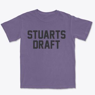 Stuarts Draft Virginia Classic Block Premium Heavyweight T-shirt