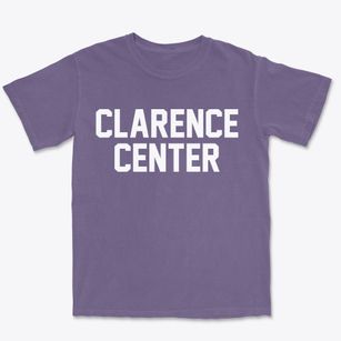 Clarence Center New York Classic Block Premium Heavyweight T-shirt