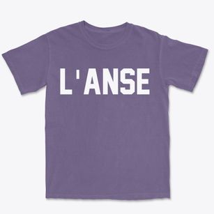 L'anse Michigan Classic Block Premium Heavyweight T-shirt