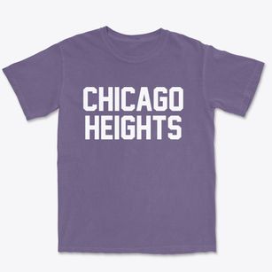 Chicago Heights Illinois Classic Block Premium Heavyweight T-shirt