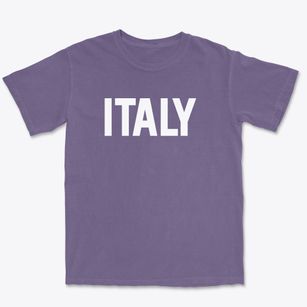 Italy New York Classic Block Premium Heavyweight T-shirt