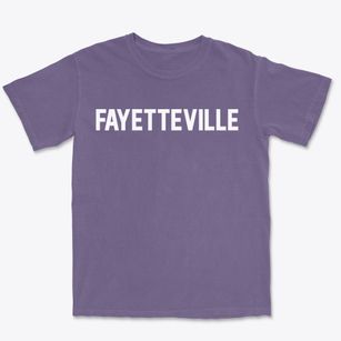 Fayetteville Arkansas Classic Block Premium Heavyweight T-shirt