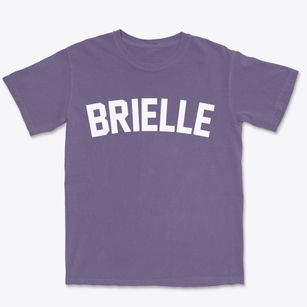 Brielle New Jersey Classic Curve Premium Heavyweight T-shirt