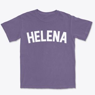 Helena Montana Classic Curve Premium Heavyweight T-shirt