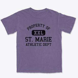 St. Marie Montana Athletic Dept Premium Heavyweight T-shirt