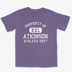 Atkinson Nebraska Athletic Dept Premium Heavyweight T-shirt