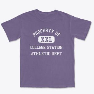 College Station Texas Athletic Dept Premium Heavyweight T-shirt