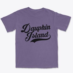 Dauphin Island Alabama Vintage Team Premium Heavyweight T-shirt