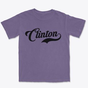 Clinton Iowa Vintage Team Premium Heavyweight T-shirt