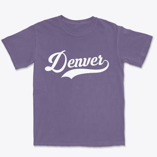 Denver Iowa Vintage Team Premium Heavyweight T-shirt