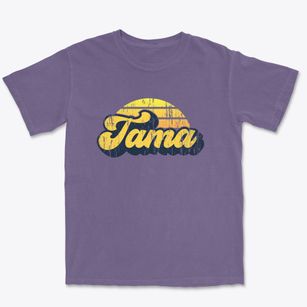 Tama Iowa Sublime Sunset Premium Heavyweight T-shirt