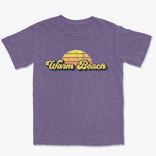 Warm Beach Washington Sublime Sunset Premium Heavyweight T-shirt