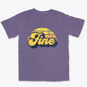 Fine New York Sublime Sunset Premium Heavyweight T-shirt