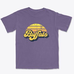 Buffalo West Virginia Sublime Sunset Premium Heavyweight T-shirt