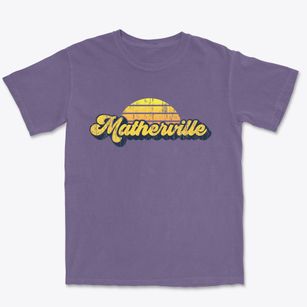 Matherville Illinois Sublime Sunset Premium Heavyweight T-shirt
