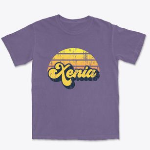 Xenia Illinois Sublime Sunset Premium Heavyweight T-shirt