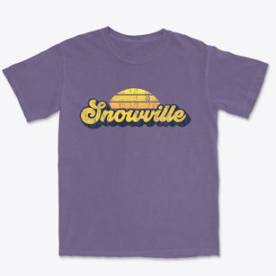 Snowville Utah Sublime Sunset Premium Heavyweight T-shirt