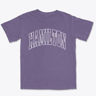 Hamilton New York Trendy Block Premium Heavyweight T-shirt