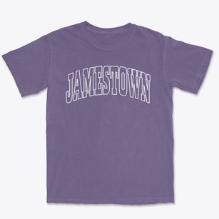Jamestown New York Trendy Block Premium Heavyweight T-shirt