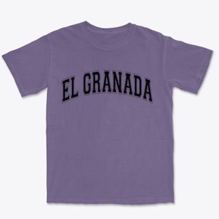 El Granada California Varsity Premium Heavyweight T-shirt