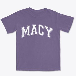 Macy Nebraska Varsity Premium Heavyweight T-shirt