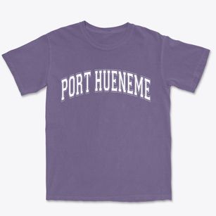 Port Hueneme California Varsity Premium Heavyweight T-shirt