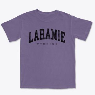 Laramie Wyoming Urban Vibe Premium Heavyweight T-shirt