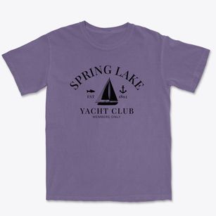 Spring Lake New Jersey Yacht Club Premium Heavyweight T-shirt