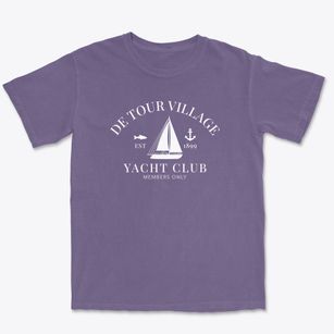 De Tour Village Michigan Yacht Club Premium Heavyweight T-shirt