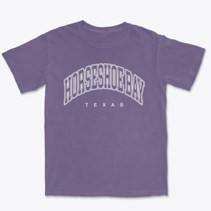 Horseshoe Bay Texas Inline Premium Heavyweight T-shirt