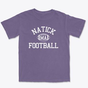 Natick Massachusetts Football Premium Heavyweight T-shirt