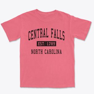 Central Falls North Carolina Classic Established Premium Heavyweight T-shirt