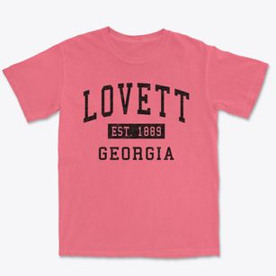 Lovett Georgia Classic Established Premium Heavyweight T-shirt