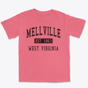 Mellville West Virginia Classic Established Premium Heavyweight T-shirt
