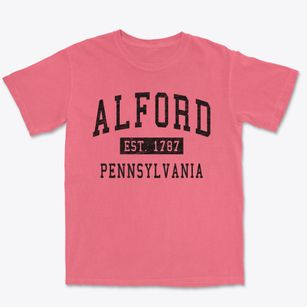 Alford Pennsylvania Classic Established Premium Heavyweight T-shirt