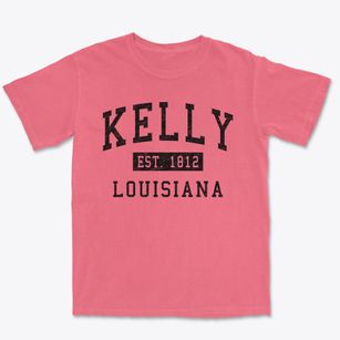 Kelly Louisiana Classic Established Premium Heavyweight T-shirt