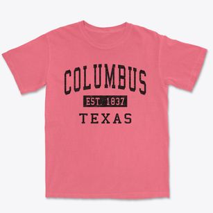Columbus Texas Classic Established Premium Heavyweight T-shirt