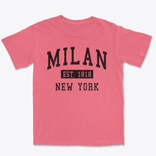 Milan New York Classic Established Premium Heavyweight T-shirt