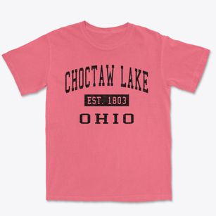 Choctaw Lake Ohio Classic Established Premium Heavyweight T-shirt