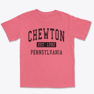 Chewton Pennsylvania Classic Established Premium Heavyweight T-shirt